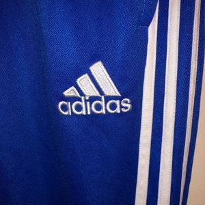 Adidas blue track pants. Never worn.